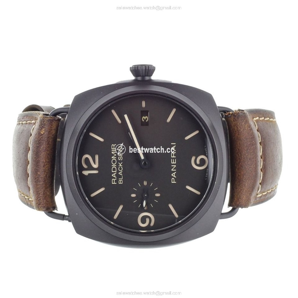IMG_9085 Panerai Radiomir Black Seal 3 Days Automatic Mens watch Unisex Automatic Ceramic PAM505 Replica 2