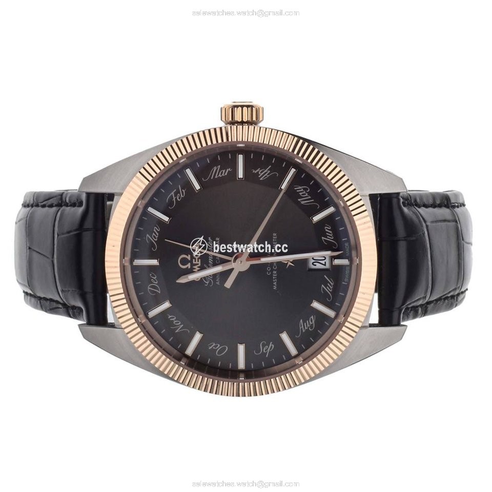 IMG_9085 Omega Globemaster Mens watch Unisex Automatic Gold Steel 13023412206001 Replica 2