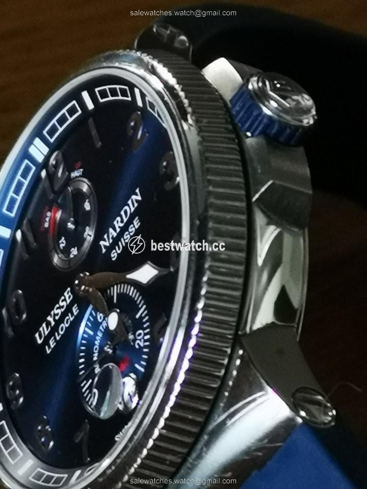 Ulysse Nardin Marine Chronometer Manufacture Mens watch Unisex Automatic Steel 1183-126-3 63 Replica 2
