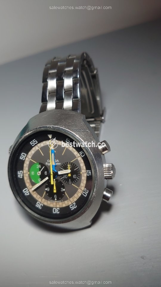 IMG_9085 Omega Flightmaster Mens watch Unisex Manual winding Steel 145.013 Replica 2