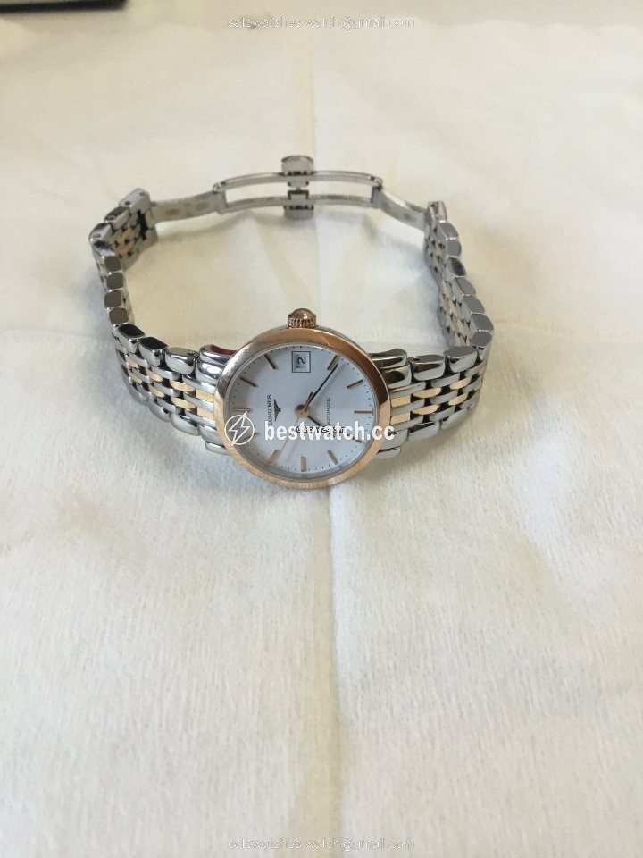 IMG_9085 Longines Elegant Womens watch Automatic Gold Steel L4.309.5.12.7 Replica 2