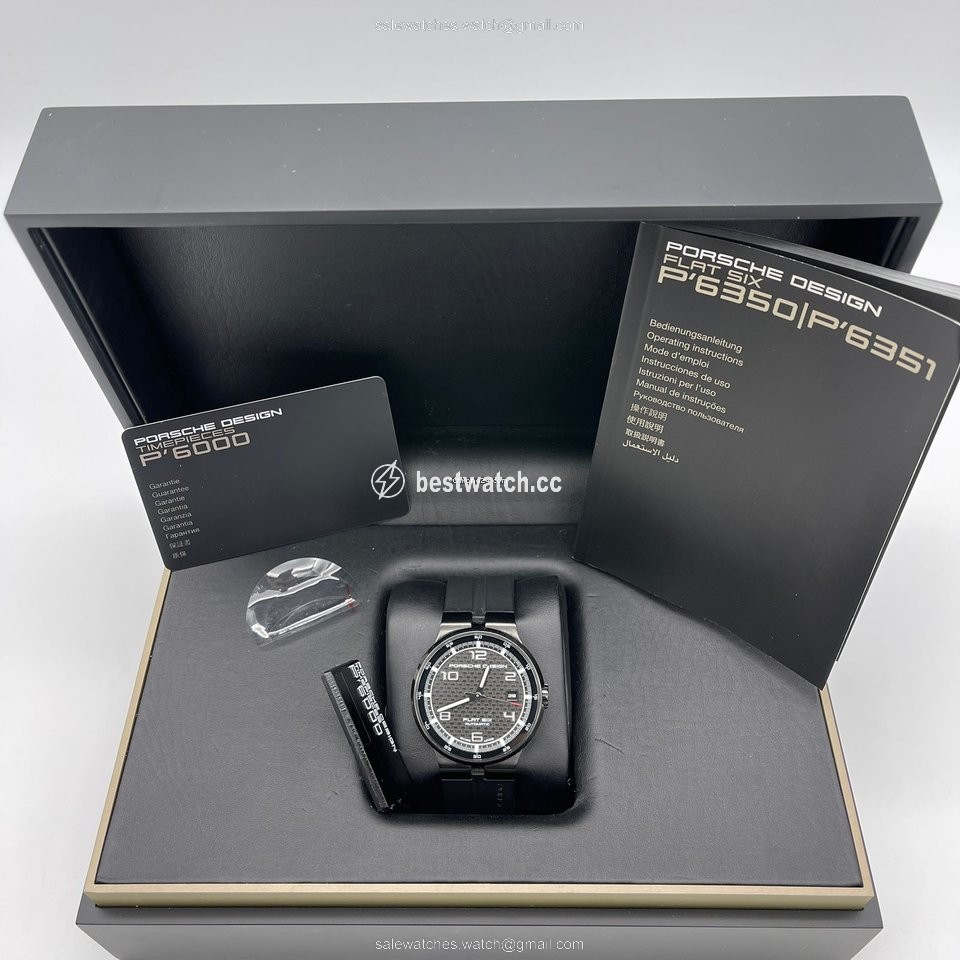 Porsche Design Flat Six Mens watch Unisex Automatic Steel 6351.43 Replica 2