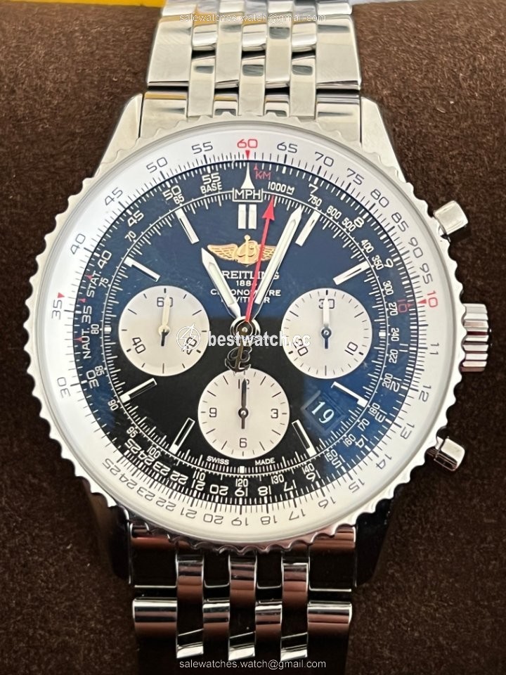 IMG_9085 Breitling Navitimer 01 Mens watch Unisex Automatic Steel AB012012 BB01 447A Replica 2