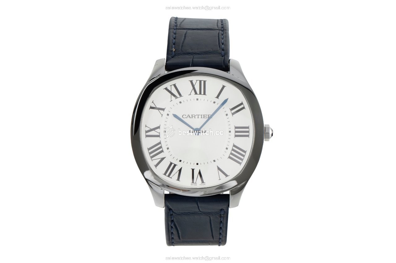 IMG_9085 Cartier Drive de Cartier Mens watch Unisex Manual winding Steel WSNM0011 Replica 2