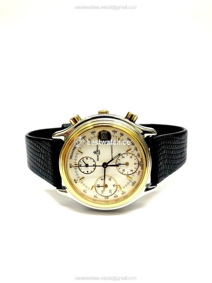 IMG_9085 Baume & Mercier Mens watch Unisex Manual winding Gold Steel 6103 Replica 2