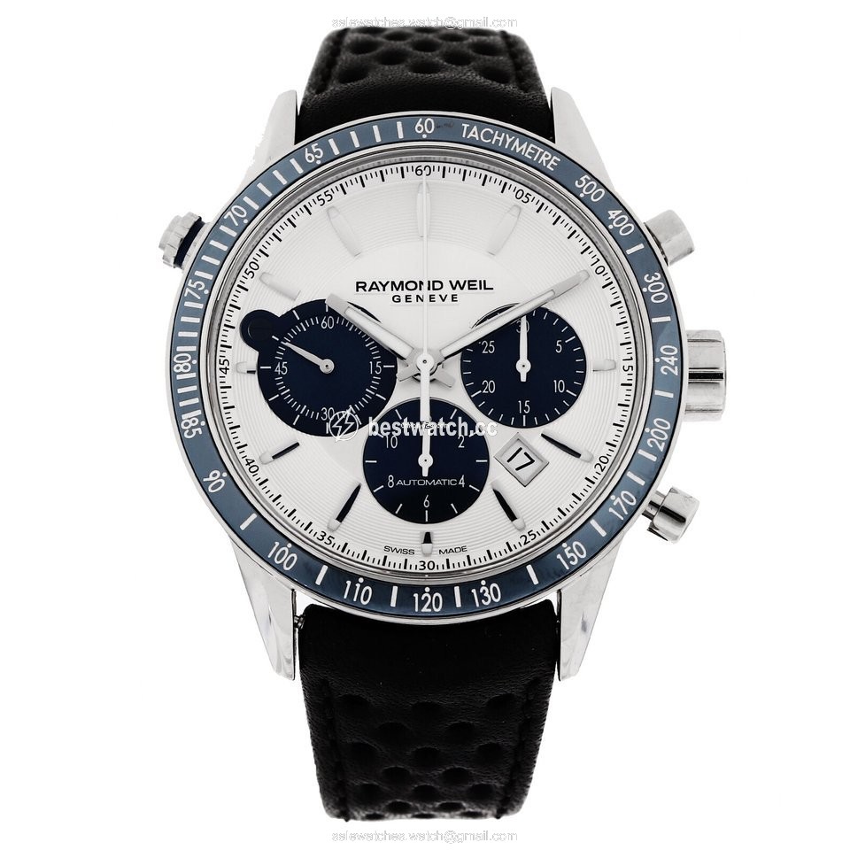 IMG_9085 Raymond Weil Freelancer Mens watch Unisex Automatic Steel NUMBER 7740-SC3-65521 Replica 2