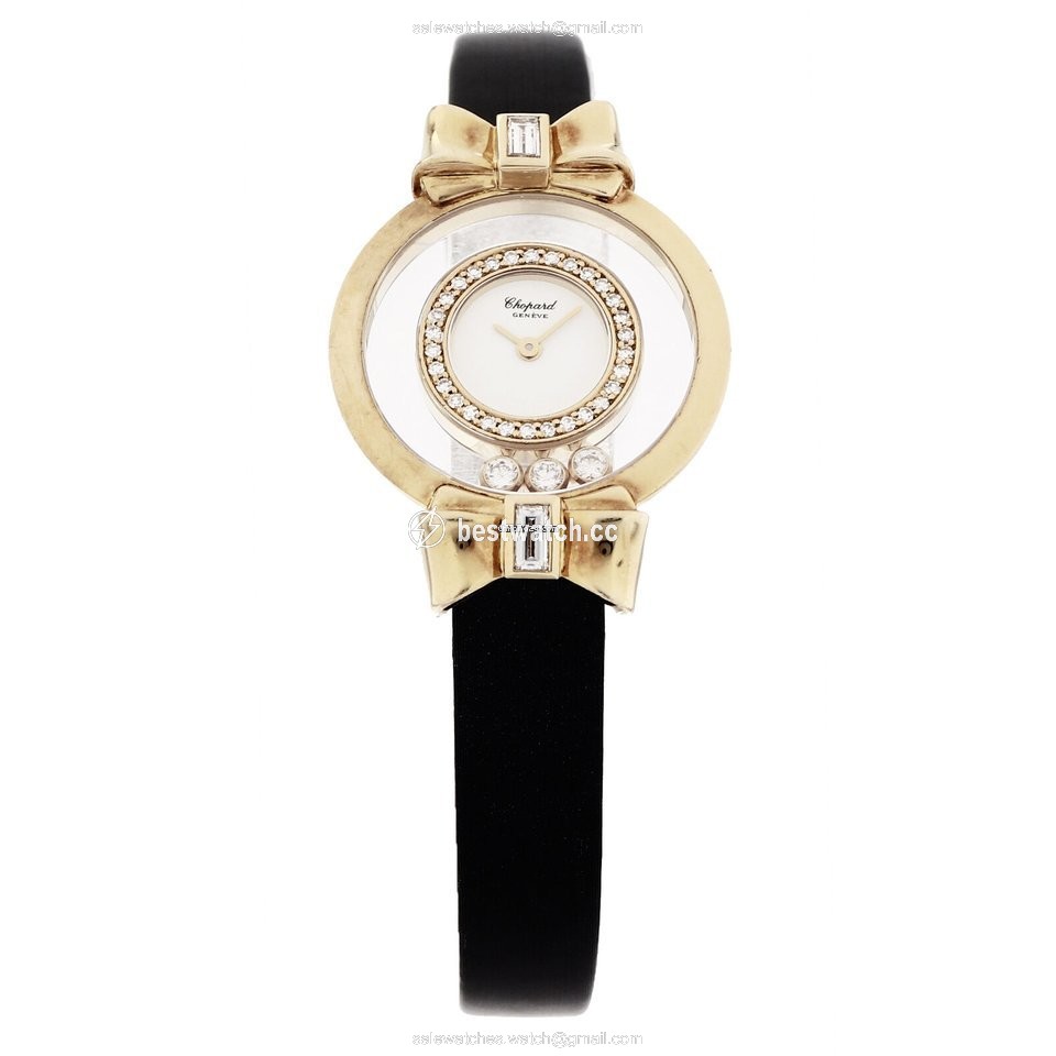 IMG_9085 Chopard Happy Diamonds Womens watch Quartz Yellow gold NUMBER 20 5334 Replica 2