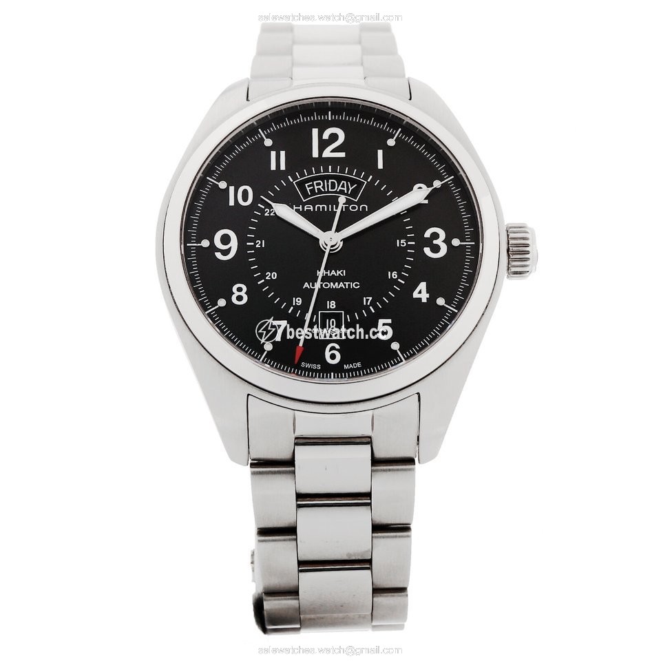 Hamilton Khaki Field Day Date Mens watch Unisex Automatic Steel NUMBER H70505933 Replica 2