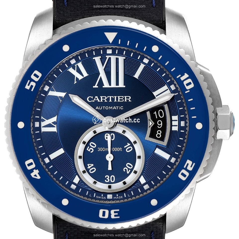 Cartier Calibre de Cartier Diver Mens watch Unisex Automatic Steel WSCA0010 Replica 2