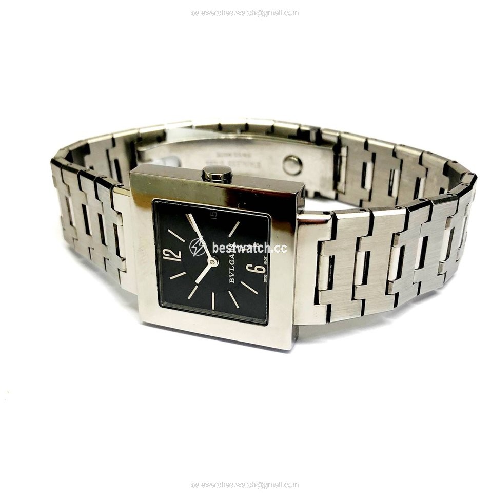 IMG_9085 Bulgari Quadrato Womens watch Quartz Steel SQ27SSD Replica 2