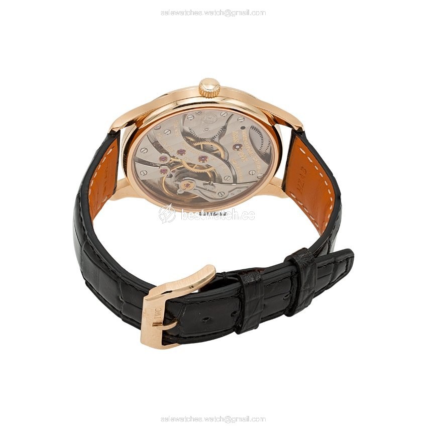 IMG_9085 IWC Portuguese Hand-Wound Mens watch Unisex Manual winding Rose gold IW544103 Replica 2