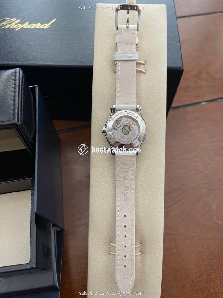 IMG_9085 Chopard Happy Sport Womens watch Automatic Steel 278573-3001 Replica 2