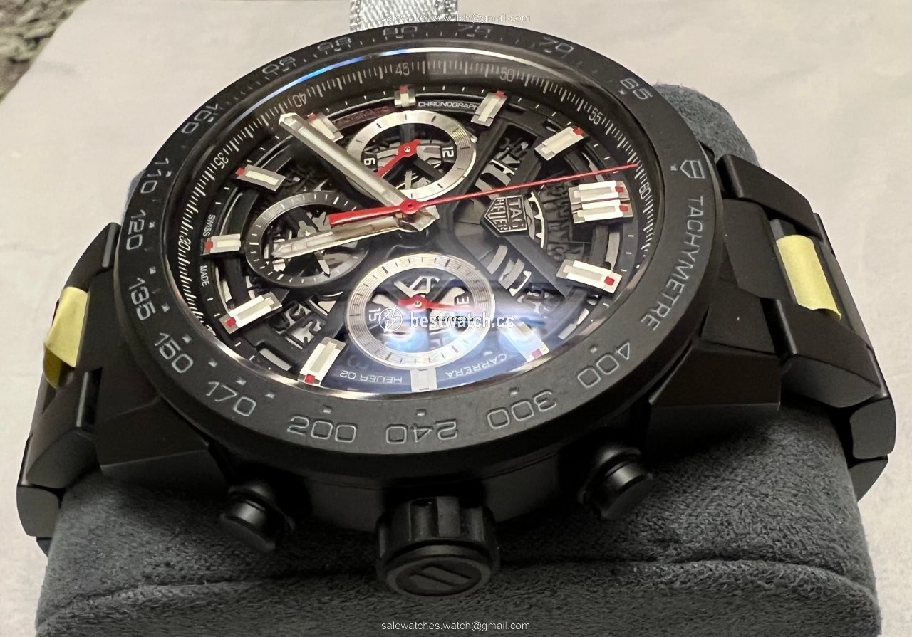 TAG Heuer Carrera Mens watch Unisex Automatic Ceramic CBG2A90.BH0653 Replica 2