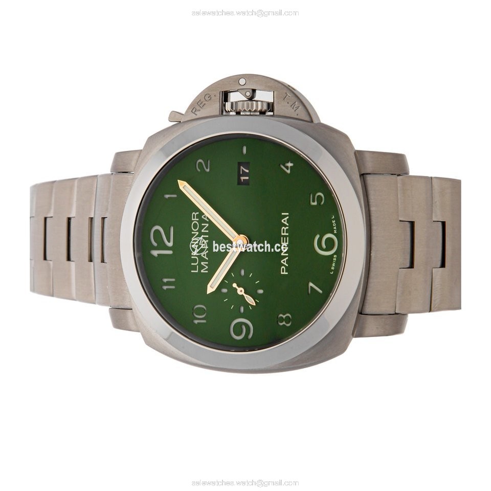 IMG_9085 Panerai Luminor Marina 1950 3 Days Mens watch Unisex Automatic Titanium PAM00693 Replica 2