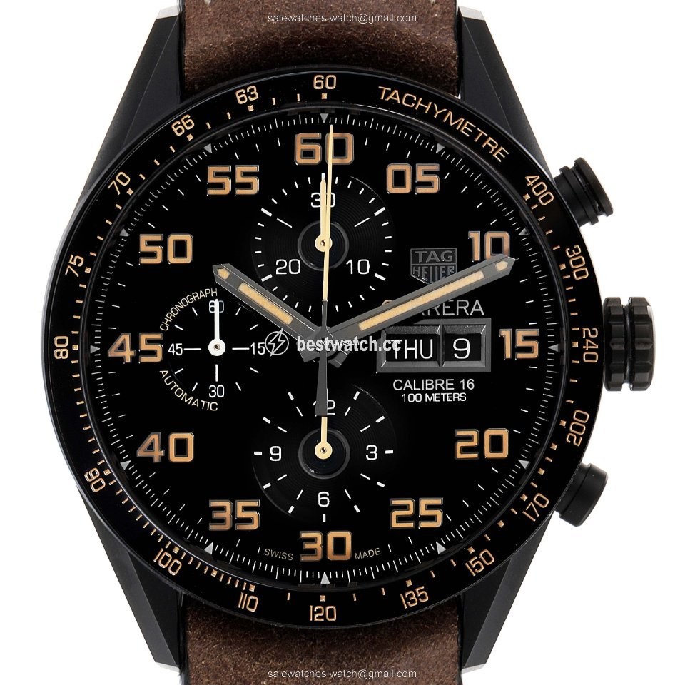IMG_9085 TAG Heuer Carrera Calibre 16 Mens watch Unisex Automatic Titanium CV2A84.FC6394 Replica 2