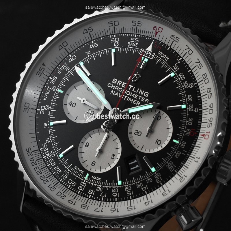IMG_9085 Breitling Navitimer 01 (46 MM) Mens watch Unisex Automatic Steel AB0127211B1X1 Replica 2