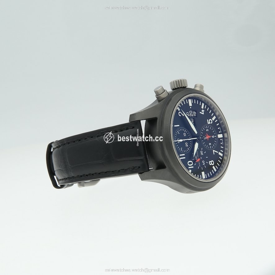 IMG_9085 IWC Pilot Chronograph Top Gun Mens watch Unisex Automatic Ceramic IW378901 Replica 2