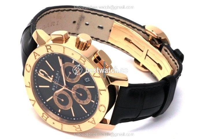 Bulgari Bulgari Mens watch Unisex Automatic Rose gold BBP42GLCH Replica 2