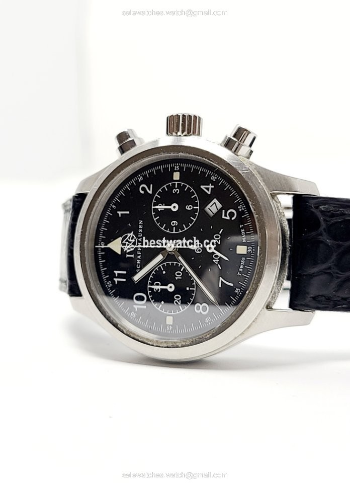 IMG_9085 IWC Pilot Chronograph Mens watch Unisex Quartz Steel IW3741 Replica 2