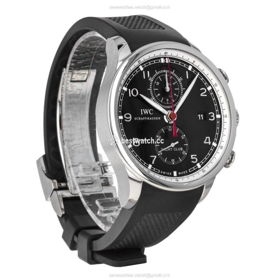 IMG_9085 IWC Portuguese Yacht Club Chronograph Mens watch Unisex Automatic Steel IW390204 Replica 2