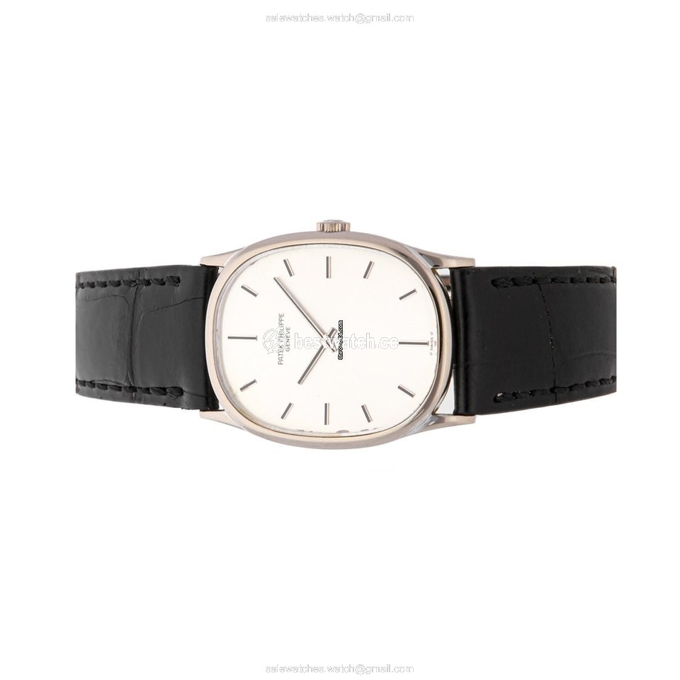 Patek Philippe Golden Ellipse Womens watch Manual winding White gold 3846G Replica 2