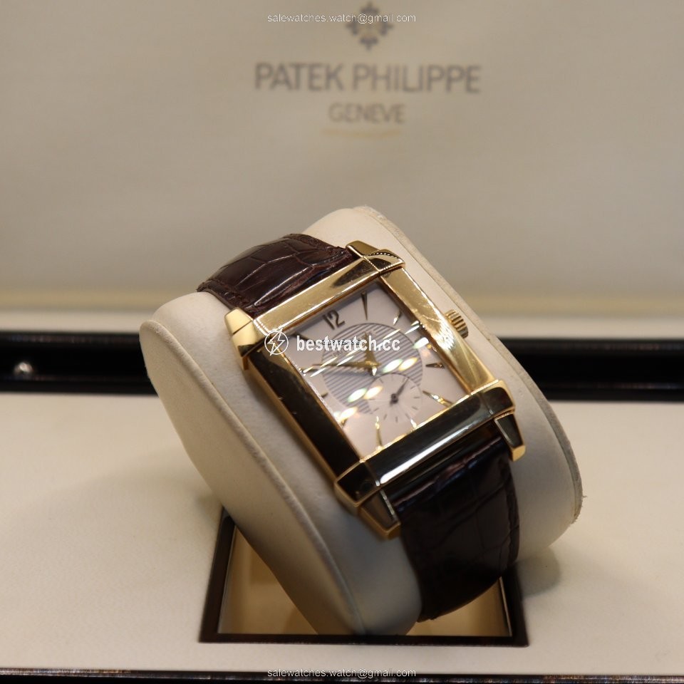 IMG_9085 Patek Philippe Gondolo Mens watch Unisex Manual winding Yellow gold 5111J Replica 2
