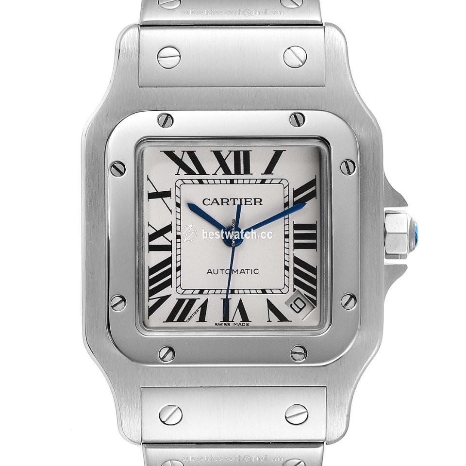 IMG_9085 Cartier Santos Galbee Mens watch Unisex Automatic Steel W20098D6 Replica 2