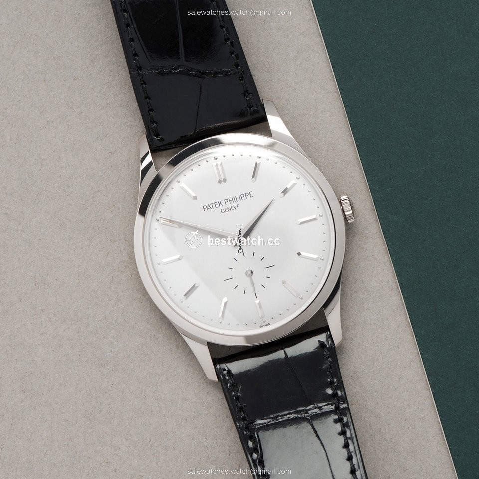 IMG_9085 Patek Philippe Calatrava Mens watch Unisex Manual winding White gold 5196G Replica 2