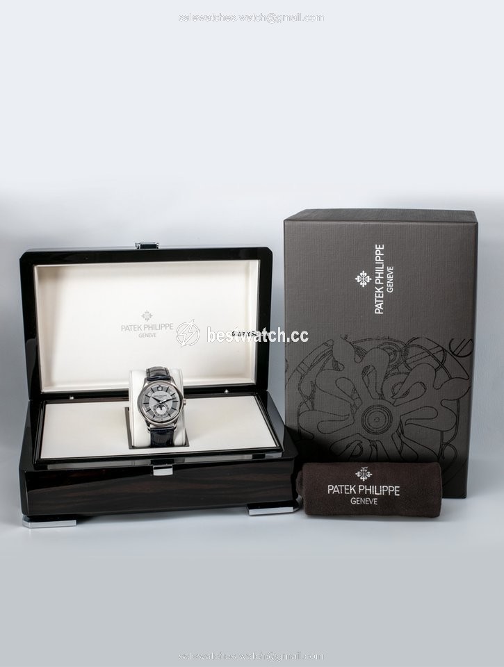 Patek Philippe Annual Calendar Mens watch Unisex Automatic White gold 5205G-001 Replica 2