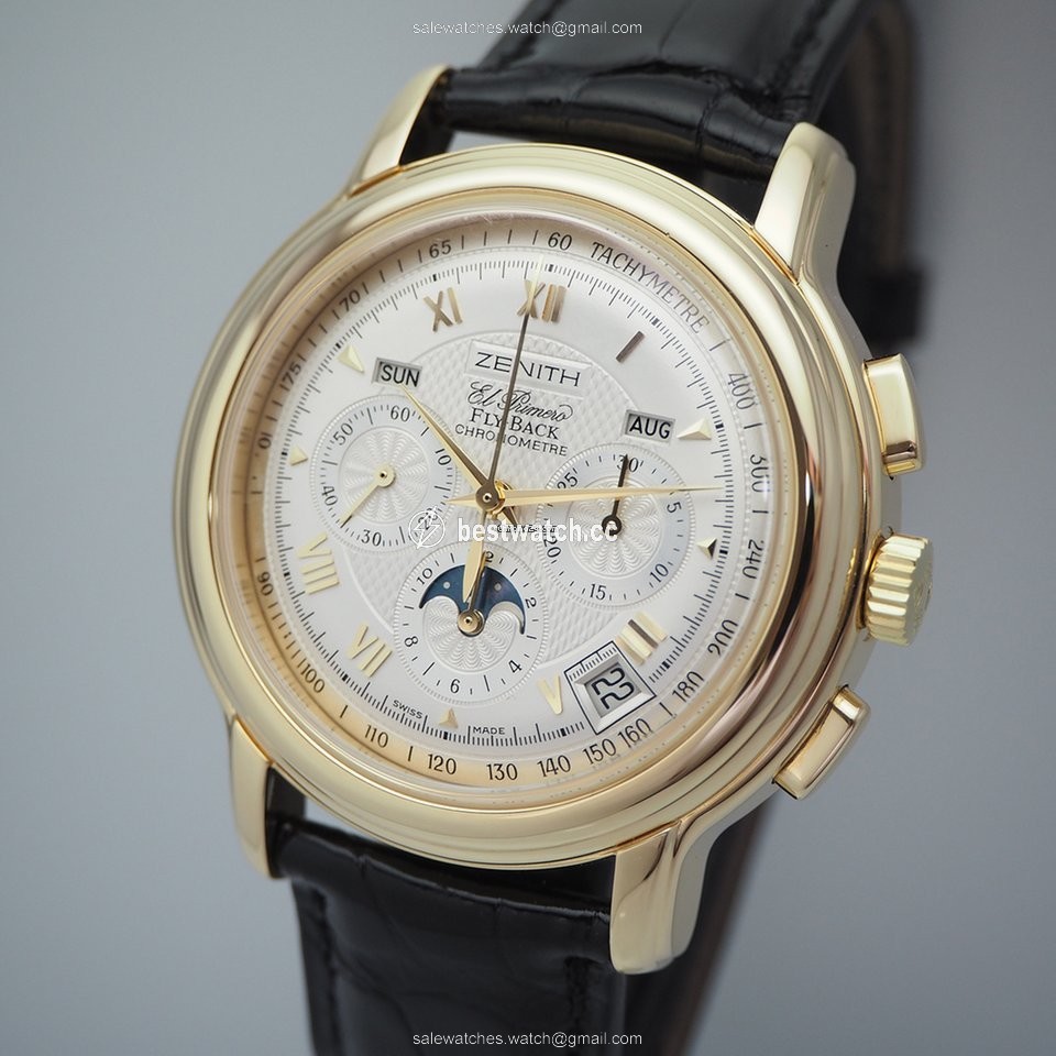IMG_9085 Zenith Automatic Yellow gold 35.1240.4001 Replica 2