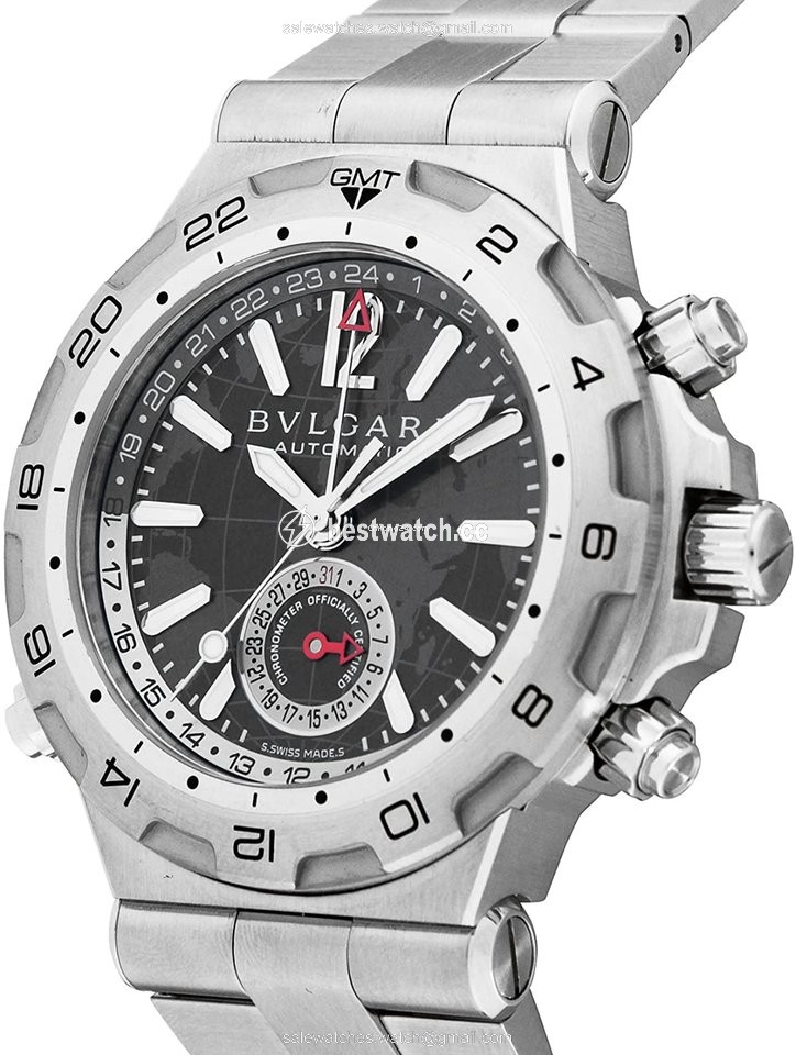 Bulgari Diagono Steel DP42C14SSDGMT Replica 2