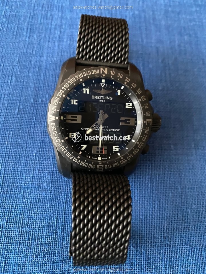 Breitling Cockpit B50 Mens watch Unisex Quartz Titanium VB501022.BD41.155S Replica 2