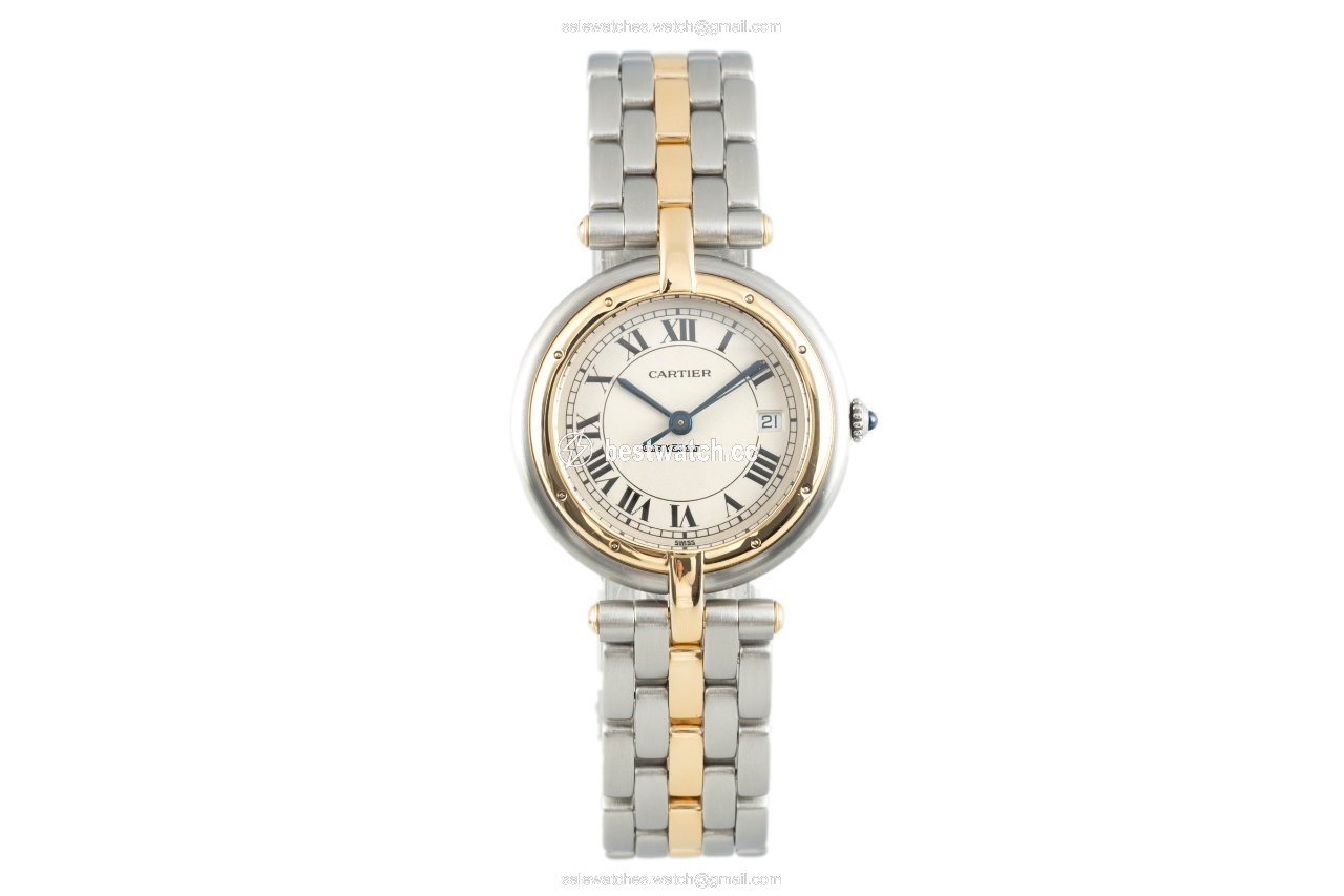 Cartier Cougar Womens watch Quartz Gold Steel 183964 Replica 2