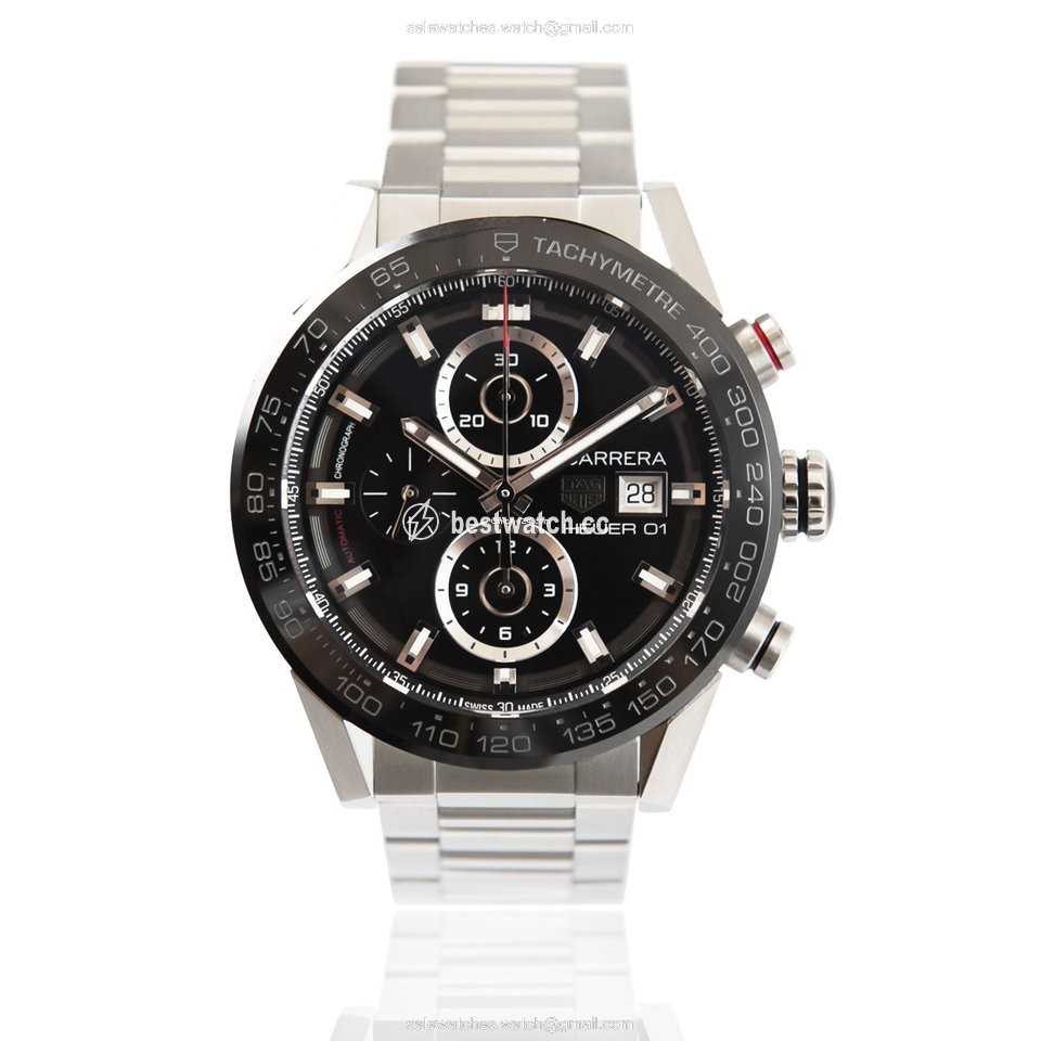 TAG Heuer Carrera Calibre HEUER 01 Mens watch Unisex Automatic Steel CAR201Z.BA0714 Replica 2