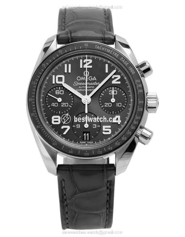 Omega Speedmaster Ladies Chronograph Mens watch Unisex Automatic Steel 324.33.38.40.06.001 Replica 2
