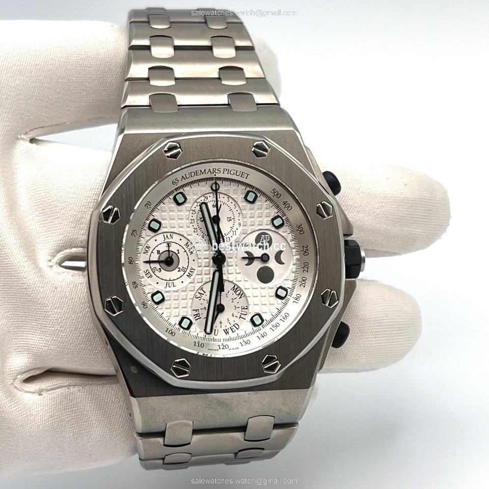 IMG_9085 Audemars Piguet Royal Oak Offshore Chronograph Mens watch Unisex Automatic Titanium 25854TI.OO.1150TI.01 Replica 2