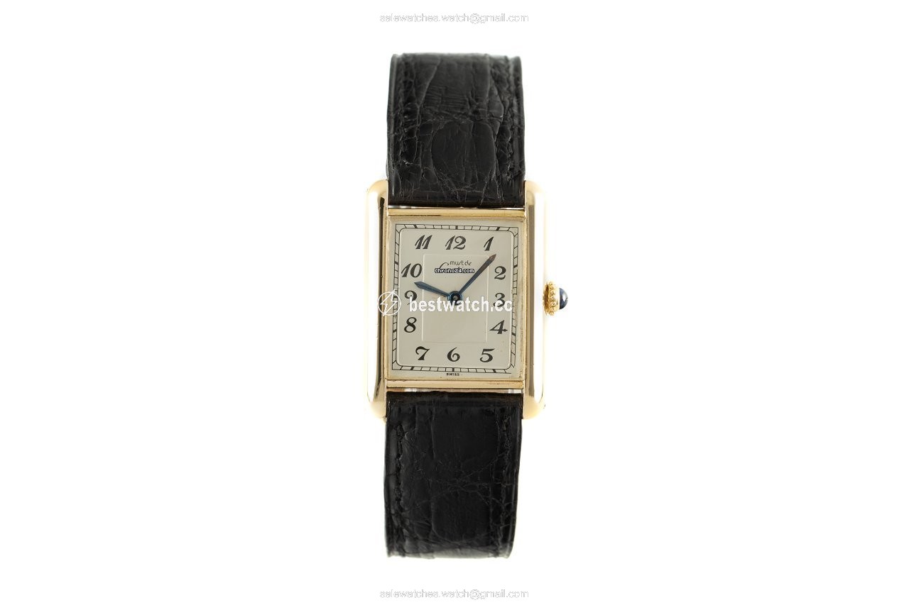 IMG_9085 Cartier Tank Louis Cartier Mens watch Unisex Manual winding Yellow gold 78086 Replica 2
