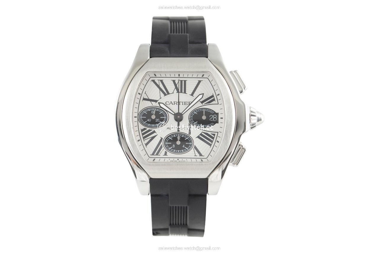 Cartier Roadster Mens watch Unisex Automatic Steel 3405 Replica 2