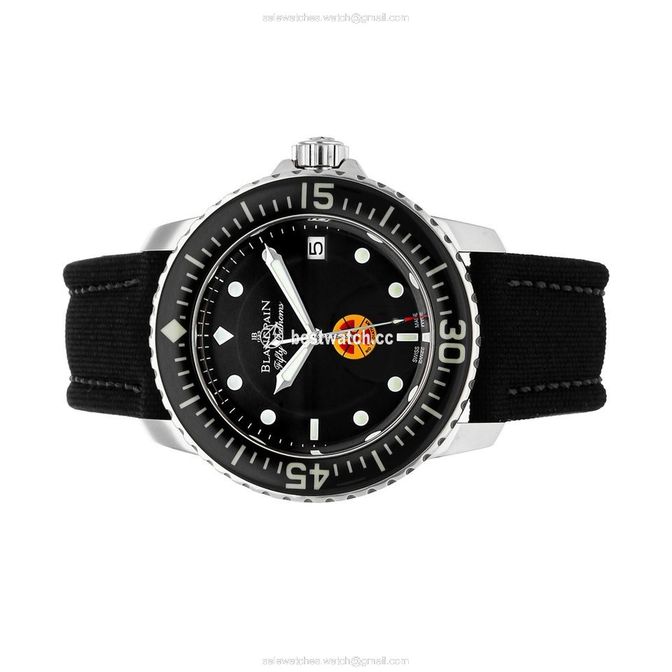 IMG_9085 Blancpain Fifty Fathoms Mens watch Unisex Automatic Steel 5015B-1130-52A Replica 2