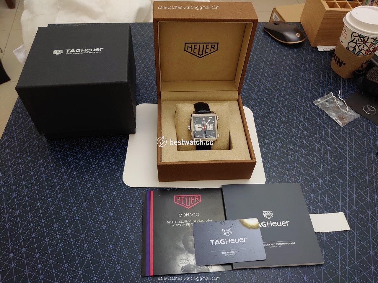 IMG_9085 TAG Heuer Monaco Calibre 11 Mens watch Unisex Automatic CAW211P Replica 2