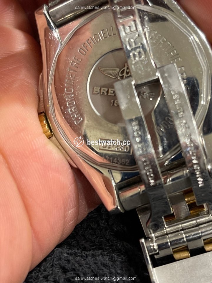 IMG_9085 Breitling Galactic 36 Womens watch Automatic Gold Steel C3733012 A724 376C Replica 2