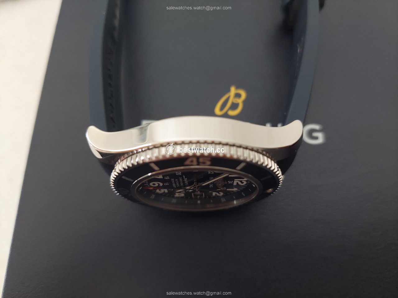 IMG_9085 Breitling Superocean II 42 Mens watch Unisex Automatic Steel A17365D1 Replica 2