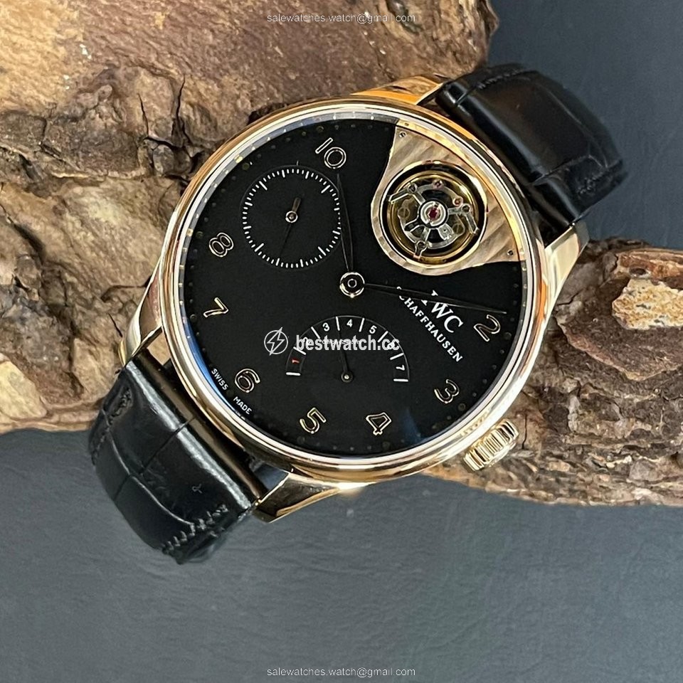 IMG_9085 IWC Portuguese Tourbillon Automatic Red gold IW504210 Replica 2
