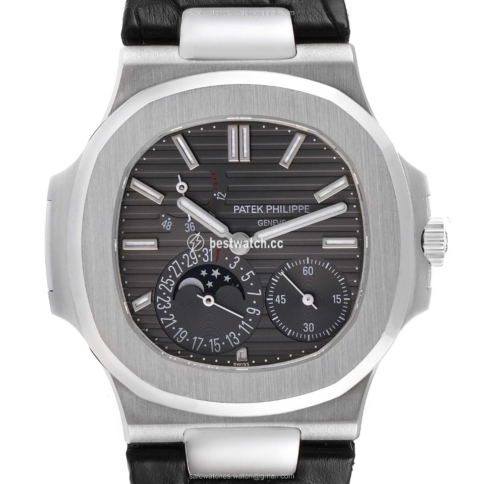 Patek Philippe Nautilus Mens watch Unisex Automatic White gold 5712G 001 Replica 2