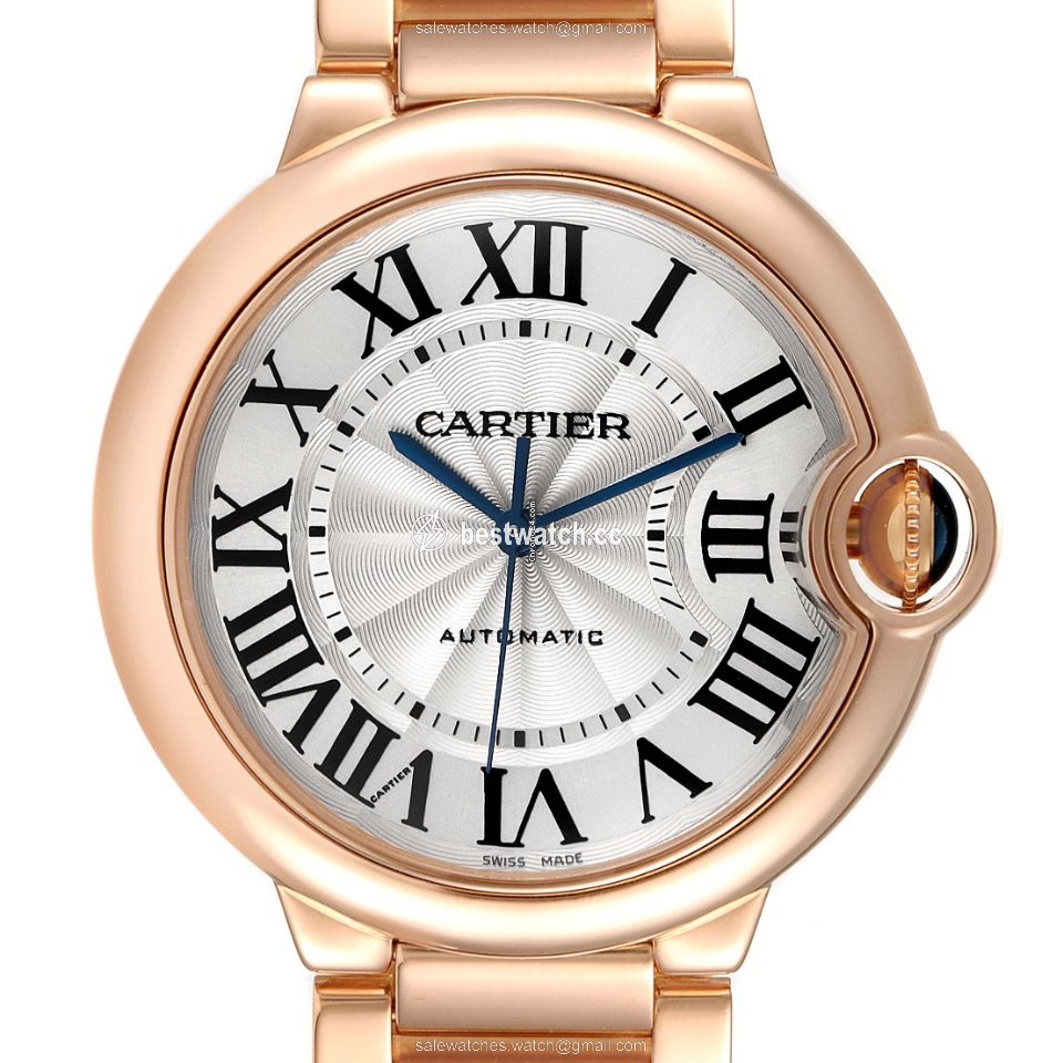 IMG_9085 Cartier Ballon Bleu 36mm Womens watch Automatic Rose gold WGBB0043 Replica 2
