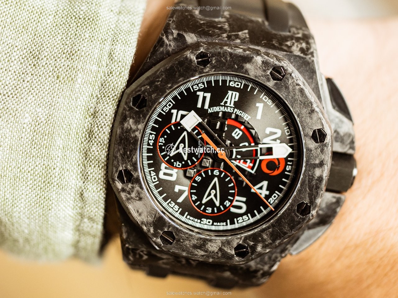 IMG_9085 Audemars Piguet Royal Oak Offshore Chronograph Mens watch Unisex Automatic Plastic 26062FS.00A002CA.01 Replica 2