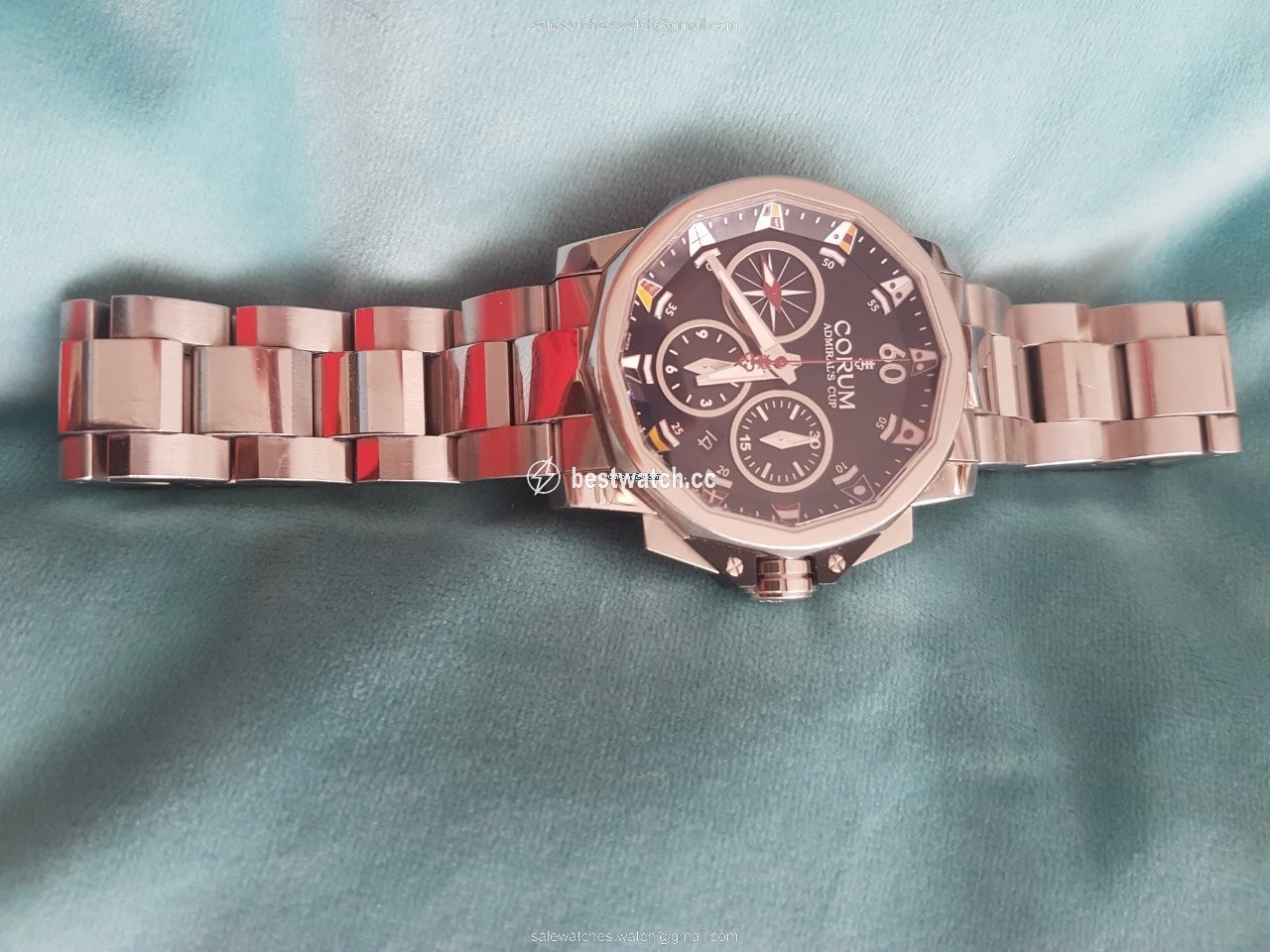 Corum Admirals Cup Challenger Mens watch Unisex Automatic Steel 753.691.20 F371 AA92 Replica 2