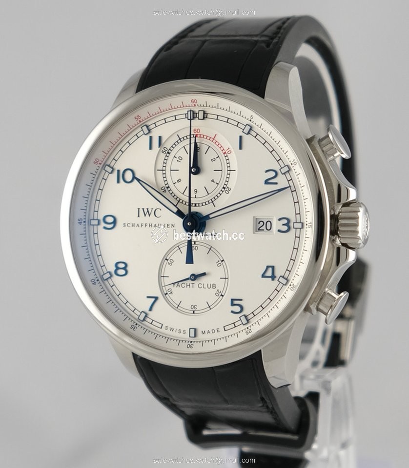 IMG_9085 IWC Portuguese Yacht Club Chronograph Mens watch Unisex Automatic Steel 390216 Replica 2