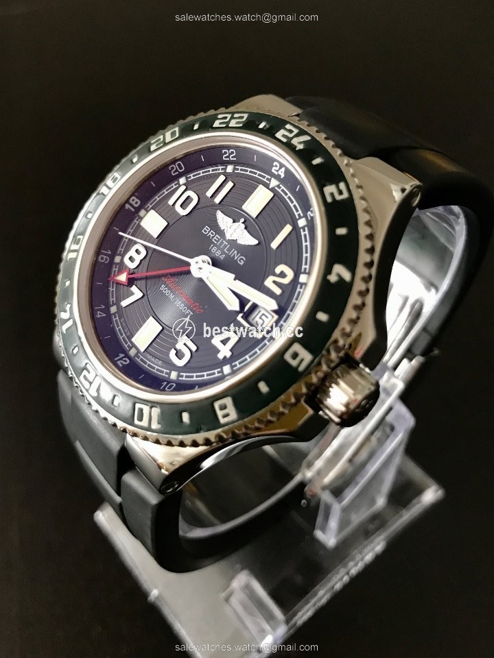 IMG_9085 Breitling Superocean GMT Mens watch Unisex Automatic Steel A3238011 BA38 Replica 2