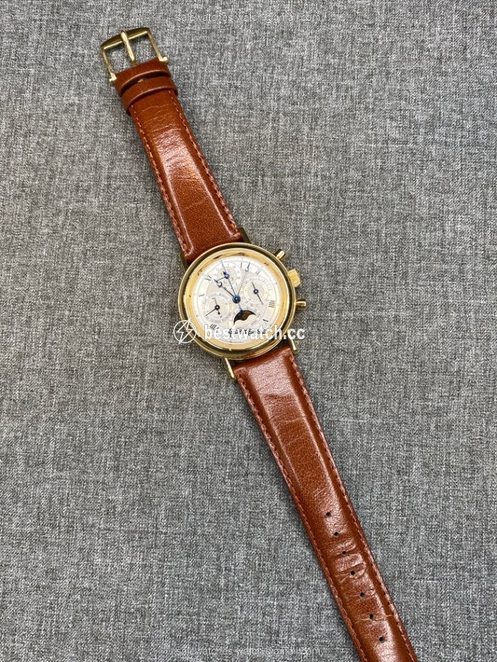 IMG_9085 Breguet Classique Complications Mens watch Unisex Manual winding Yellow gold 5617BA Replica 2